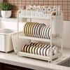 Zhishi 2-Tier Stainless Steel Countertop Dish Drying Rack
