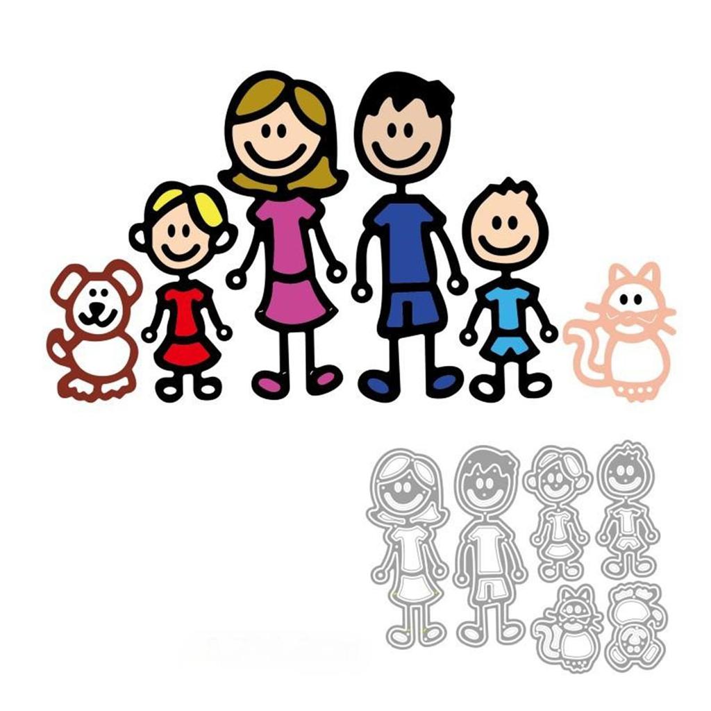 Neue Familienmitglieder Handwerk Sterben Metall Schneiden Sterben Sammelalbum Carving Papier Karte Ing Sterben Neue DIY Sterben