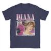 Diana Princess Of Wales 90s Style Men's T Shirt Tees Short Sleeve Crewneck T-Shirts 100% Cotton Graphic Printed Clothing