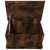Smoke Eyed Oak Storage Chest 50 X 30 X 28 Cm Wood Based Material