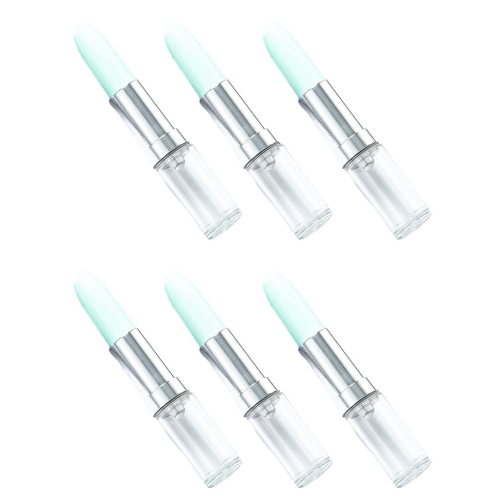 6 Stück Neuheit Lippenstift Kugelschreiber für Frauen Lippenstiftförmiger Schreibstift für Büro Strumpffüller Dekoration