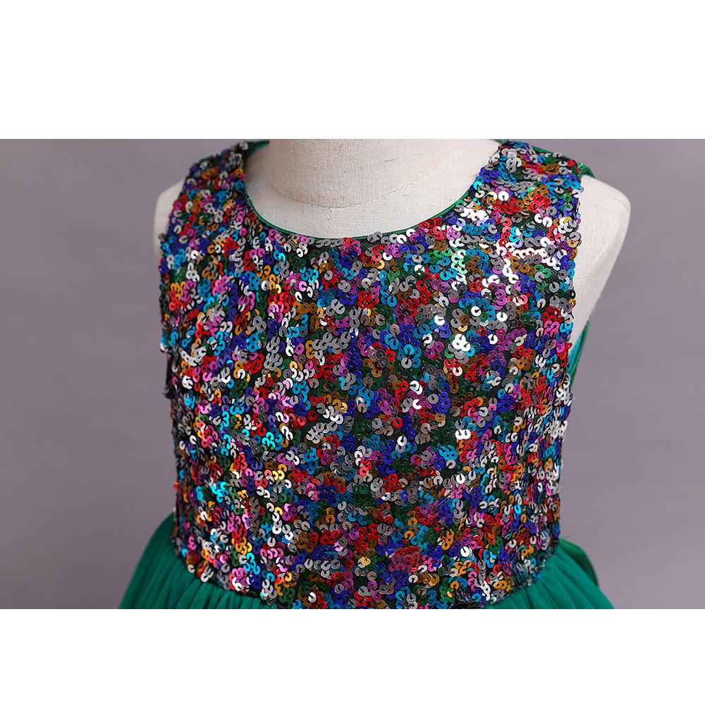 Children's Clothing Girls Sequined Princess Dress Gifts Sparkling Kids Birthday Dress Elegant Soft Party Dress Ball Gown for Girls