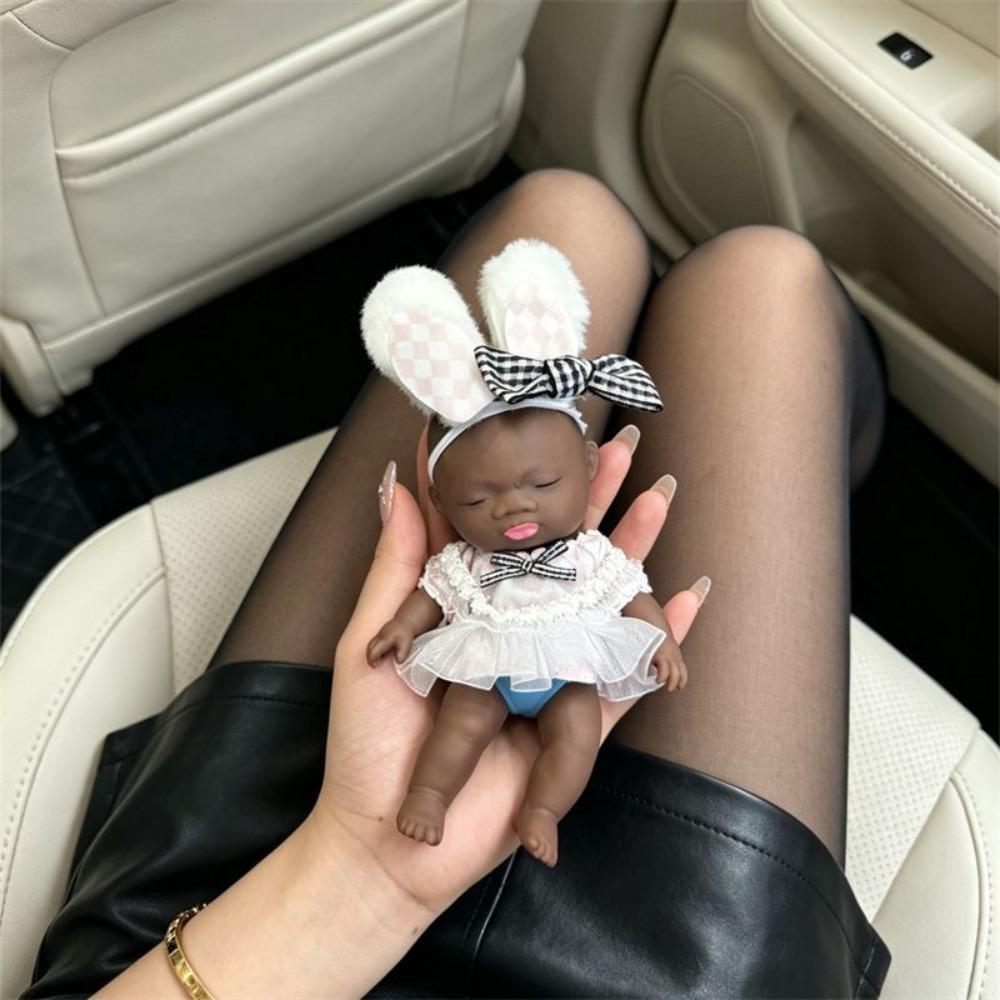 Hand Relax Black Skin Squishy Desk Home Ugly Doll Toy Creative Natasha Squeeze Doll  Festival Gifts