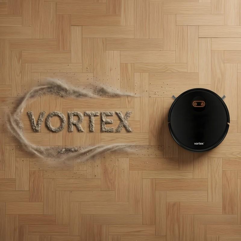 Vortex - Bot30 - Aspirateur Robot Laveur Connecté - Gyroscope - 1800pa