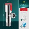 Household Full Copper 304 Stainless Steel Angle Valve for Kitchen & Bathroom – Cold & Hot Water Stop/Splitter Valve