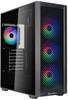 Silverstone SST-FA515XR-BG PC-Gehäuse, Mid-Tower, ATX, Dual-Radiator, Regenbogen-Lüfter, Schwarz, Produkt von autorisiertem japanischem Distributor