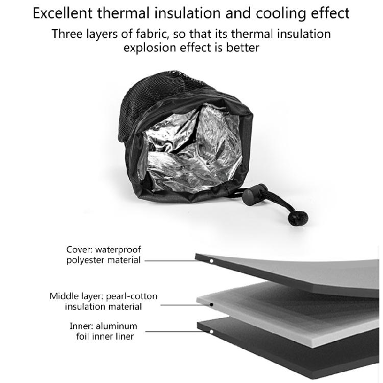 Bike Handlebar Stem Bag Cup Drink Holder Insulated Stem Bag Bike Storage Pouch