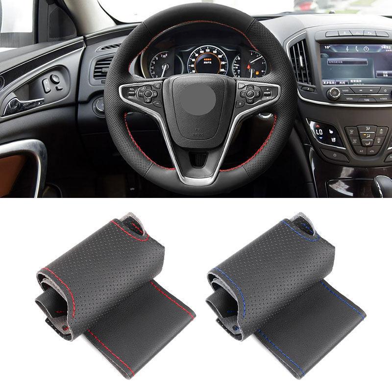 Car Interior Accessories Steering Wheel For Buick Regal Opel ignia 2014 2015 Microfiber Leather Cover Trim
