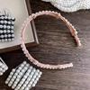 Elegant Pearl Convenient Foldable Plastic Hairband For Women Girls Travel Stretchable Headband Hair Band Hair Accessories