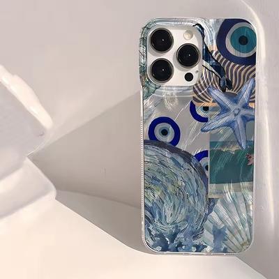 Seaside Scenery Wave Beach Pattern Phone CaseFor iPhone 15 16 14 13 12 11 Pro Max 16E 16 Plus Shockproof Cover
