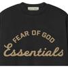 Fear of God Essentials 90s Crewneck Sweatshirt Faded Black Men Tops 192SP264451F
