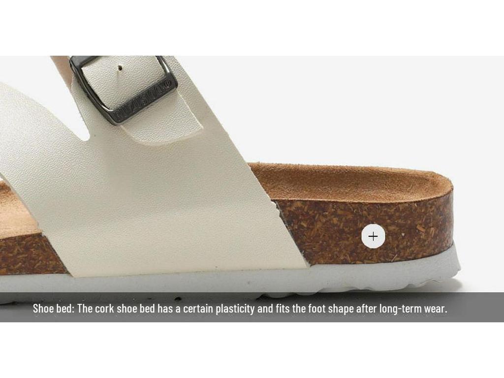 Men's Korean Style Cork Slip-On Sandals - Casual Summer Beach Flip Flops.