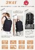 VENDAGO Business Backpack, Large Capacity, for Men and Women, Waterproof, 3-Way, with Insulated Pocket, 180° Opening Design, Shoe Pocket, and WetDry