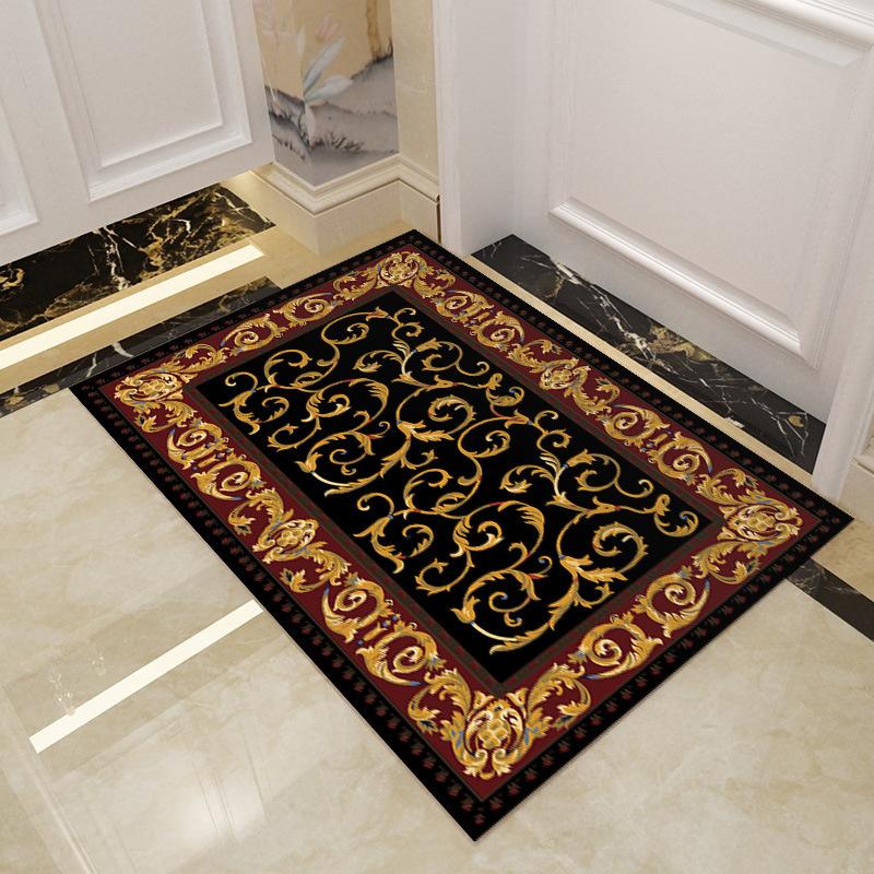 Home Floor Mat European Style Luxury Bathroom Non Slip Floor Mat Door Mat Bathroom Absorbent Floor Mat