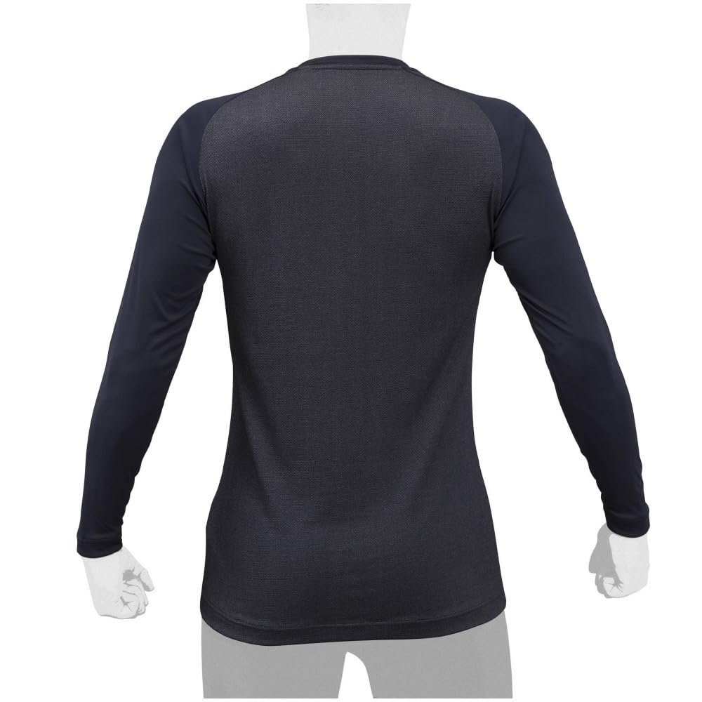 Mizuno Mizuno Pro Undershirt KUGEKI ICE Neck Long Sleeve 12JA2P1414 Dry Aeroflow Summer Cooling (MIZUNO) V-Cool Quick-Drying (Navy/LL/Men's)