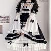 Elegantes Aurora Lolita Kleid mit abnehmbaren Puffärmeln - Neujahrsedition