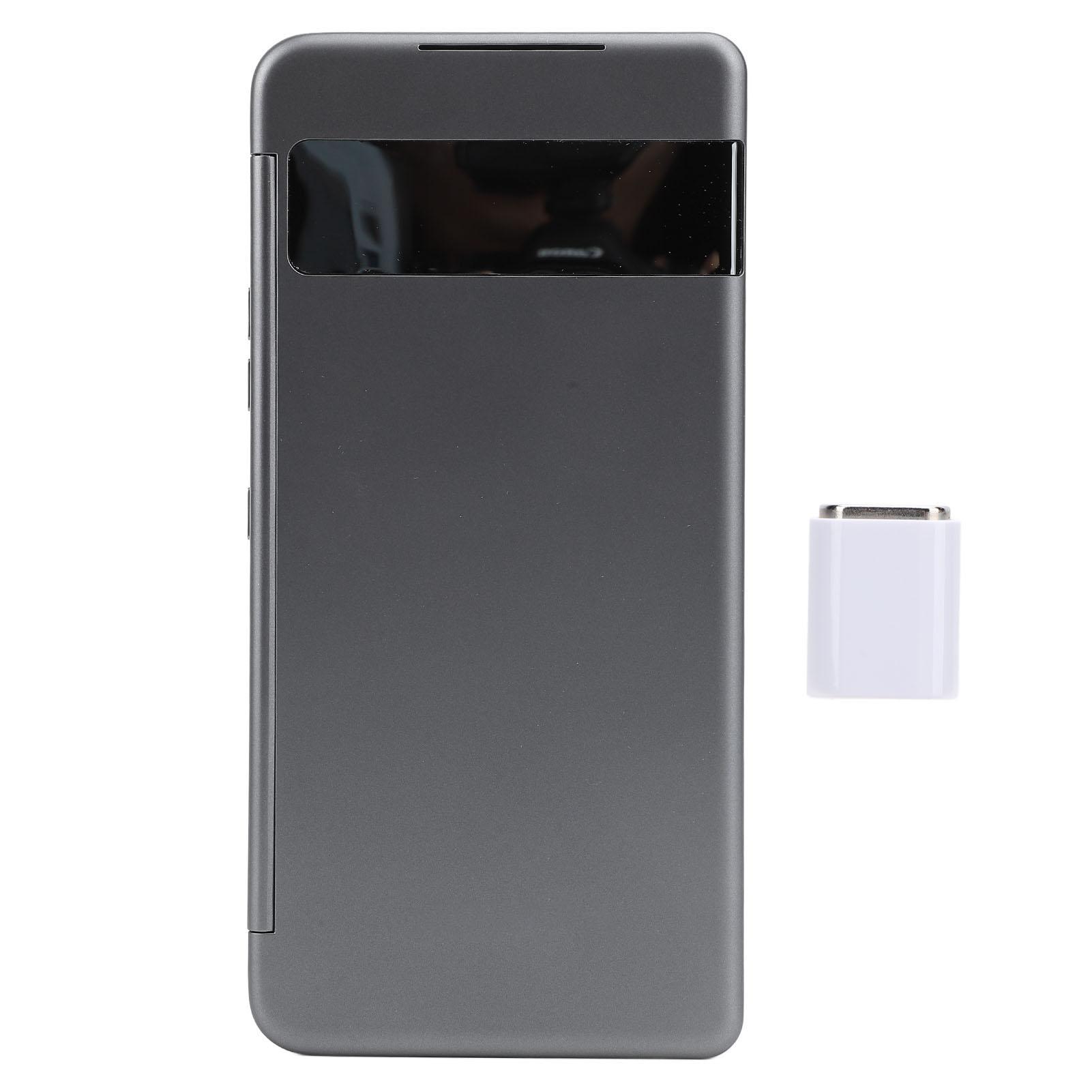 Custodia per Telefono a Doppio Schermo per Velvet 5G per G9 ThinQ G910 G900 G900N con Adattatore Magnetico Tipo C Grigio grigio