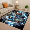 Yin Yang Element Dragon Chinese Loong Cartoon Living Room Non Slip Area Rug Carpet for Bedroom Playroom Sofa,Home Decor Doormat