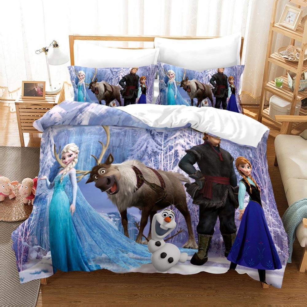 East 3D Digital Printing Quilt Set Three-Piece Set