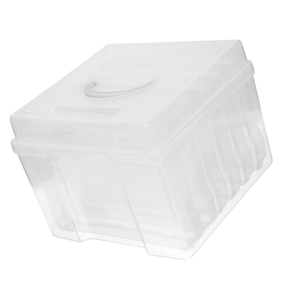 4X6 Inch Reusable Durable Plastic Photo ganizer Cards Container Postcards Box Household Case MultiFunctional Storage Box Small 6200₽