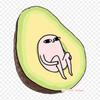 Avocado Pattern Avocado Iron On Heat Transfer Printing Vinyl Patches Sticker for Clothes DIY Appliques Washable Patches