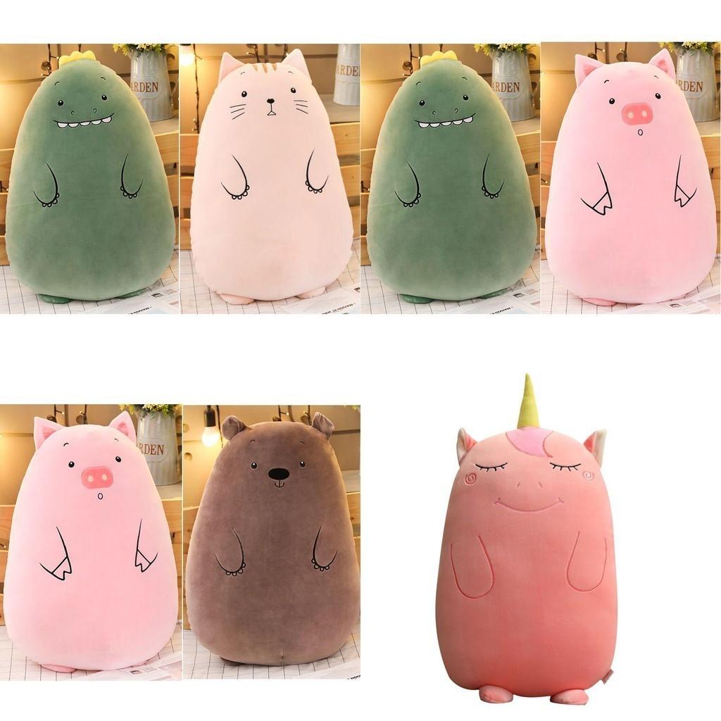 Adorable Plush Stuffed Toy Dinosaur Bear Pillow For Kids And Home Decor