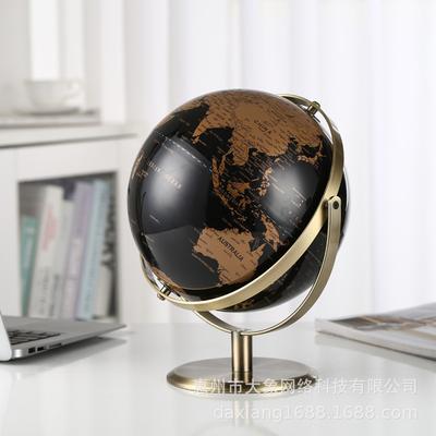 Modernes Europäisches Luxus Büro Schreibtisch Ornament mit Goldenem Metall Globus