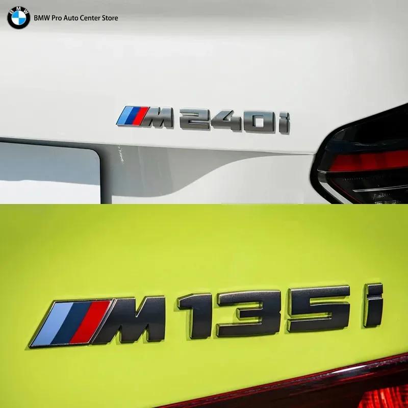 XKUGH1 For BMW New 2025 3D ABS Black Logo M 135i 140i 235i 240i 550i 760i Emblem Badge Car Rear Trunk Sticker For BMW F20 F40 F22 F44 G