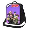 Jojo Bizarre Adventure Anime Cartoon Insulated Lunch Bag for School Picnic Storage Food Boxes Portable Container Lunch Box Tote