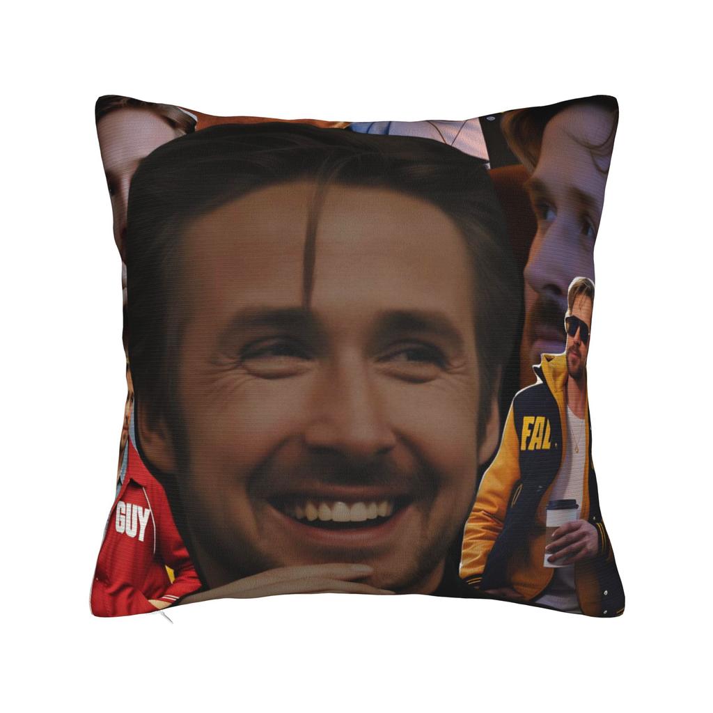 Ryan Gosling Collage Pillowcases Cute Funny Pillow Case For Office Car Home Decor Soft Pillow Cover