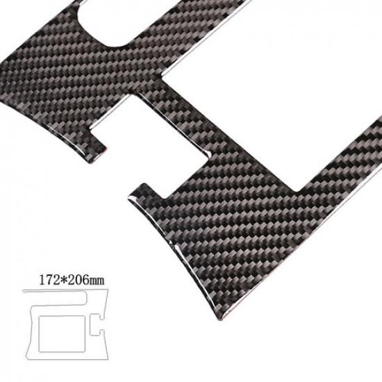 Car Carbon Fiber Handbrake Panel Frame Cover Trim For Toyota RAV4 2006-2012 NEW
