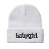 Unisex Warm hood Hip hop cold cap Embroidery Wool cap Babygirl Winter Knitted hat