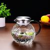 Transparent Glass Kettle High Temperature Resistant Cold Water Kettle Household Hospitality Large Capacity White Juice Cold Water Kettle