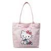 Cute Kitty Cat Canvas Bag, Girl's Handbag, One Shoulder, Summer Versatile Commuter, Large Capacity New Tote Bag