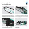 DAYI Cordless Brushless Mini Electric Chainsaw CN Plug (adapter Included)