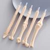 Novelty Bone Shape Ballpoint Pen Refill Writing Ball Pens School Office Stationery Gifts Supplies for Student Gifts