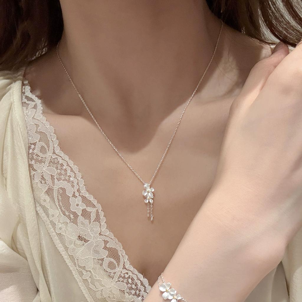 925 Silver Hiphop Necklace New Fashion Simple Geometric Handmade Clavicle Chain Party Jewelry Gifts for Women