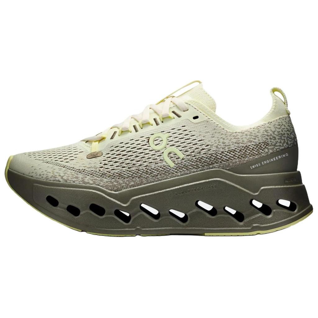 On Cloudsurfer Max Breathable Support Lightweight Running Shoes Women's Green (Unisex) Running Shoes 3WF30574734
