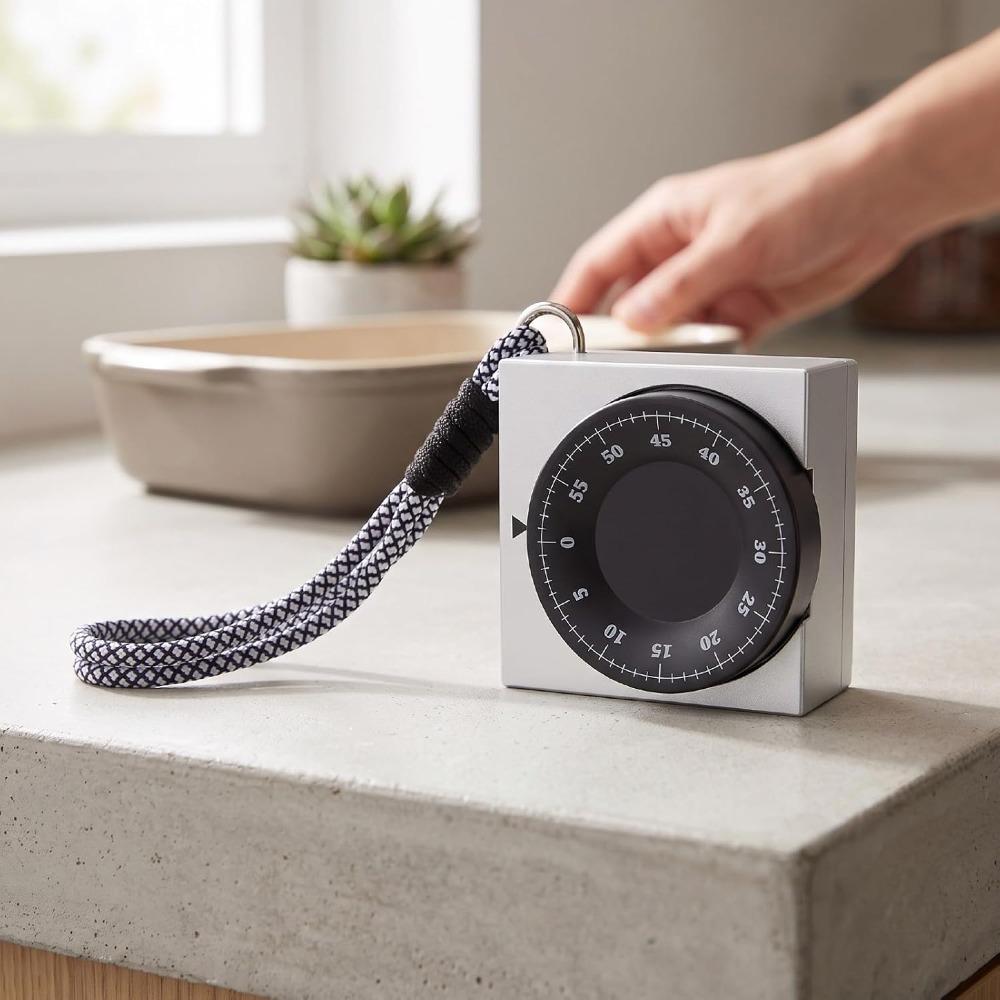 Loud Alarm Kitchen Timer 60 Minutes Mechanical Timer Durable Countdown Timer for Homework