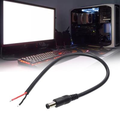 1 Packung DC6330 Strom-Pigtails-Kabel, 6,3 mm x 3,0 mm Stecker auf 2-poligen blanken Draht mit offenem Ende, Ersatz für die Stromversorgung