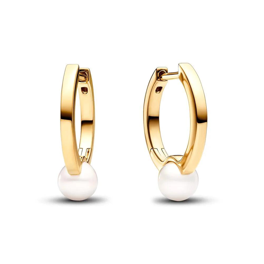 New 925 Silver Gold Color Pearl Earrings Light Luxury Jewelry Exquisite Charm Surprise Gifts for Women