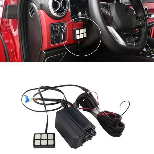 Jeep Wrangler 6-Position Marine Relay Switch Panel