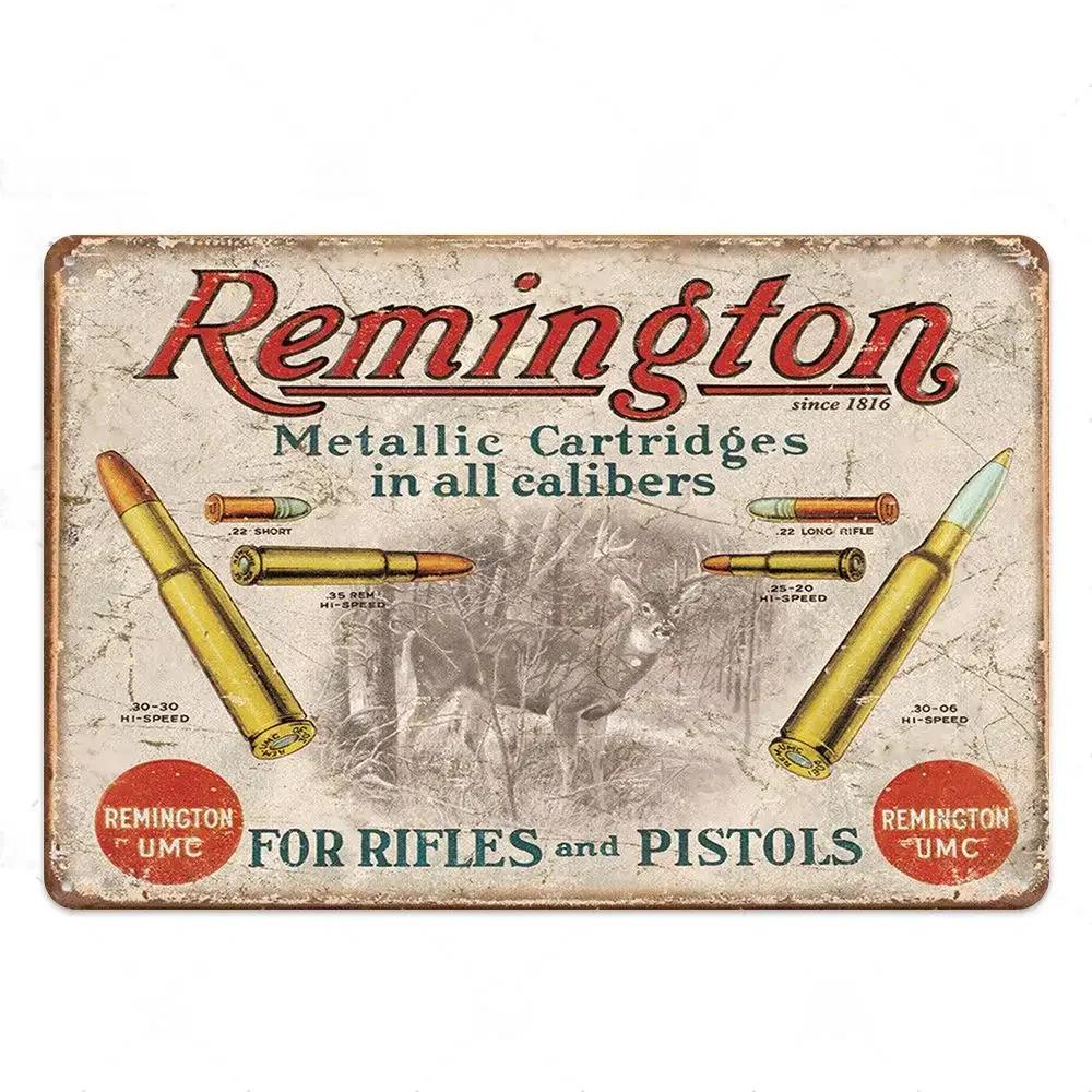 Retro Shooting Winchester Colts Metal Plaque Plate Painting Iron Tin Sign Wall Art Picture For Hunters Home Living Room Decor