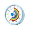 60 Minutes Countdown Alarm Clock Round/Square Kitchen Timer Cartoon Visual Timer  Reading Room