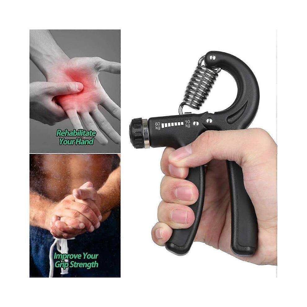 Grip Strength Trainer, Hand Grip Strengthener, Adjustable Resistance 22-132lbs (10-60kg), Non-slip