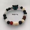 2025 Black & White Sesame Kitten Cat Couple Beaded Bracelet