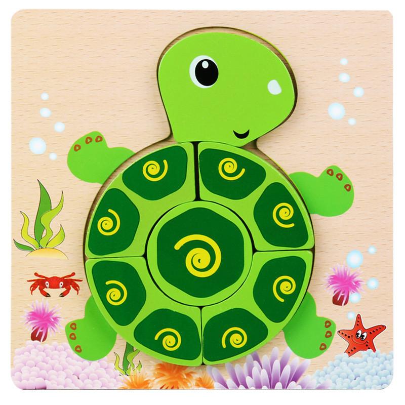 Childrens Wooden 3d Butterfly Puzzle Blocks With Handeye Coordination Development For Early Learning