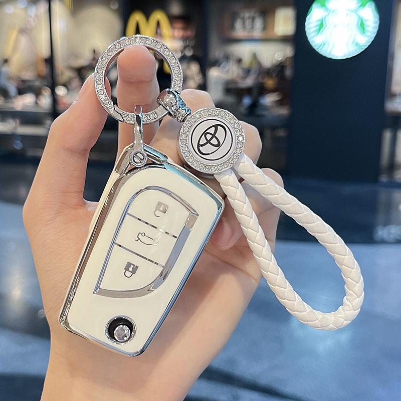 

Toyota Camry Highlander Corolla key cover - Compatible with Ralink, Rongfang, Yize, Asia Dragon, Wei.