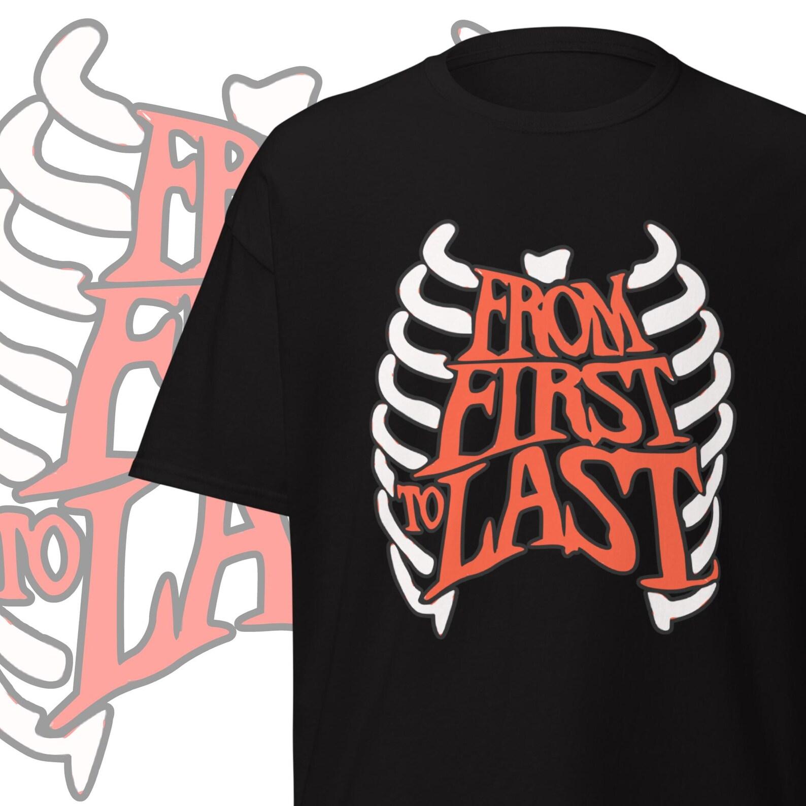 From First to Last Band T-Shirt: Early 2000s Post-Hardcore Tee M
