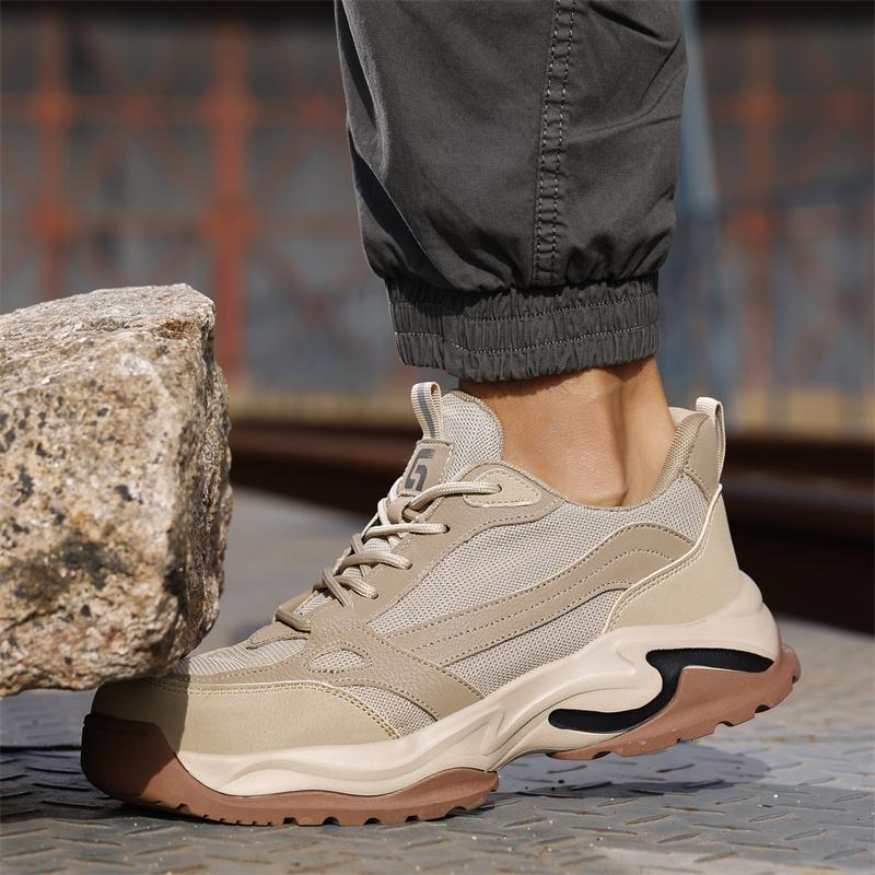 Fashion Men's Labor Shoes Indestructible Comfortable Breathable Safety Work Boots Sneakers Anti Smashing Outdoors Male Footwear